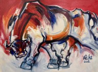 Mansoor Rahi, 24 x 18 Inch, Oil On Canvas, Figurative Painting, AC-MSR-170